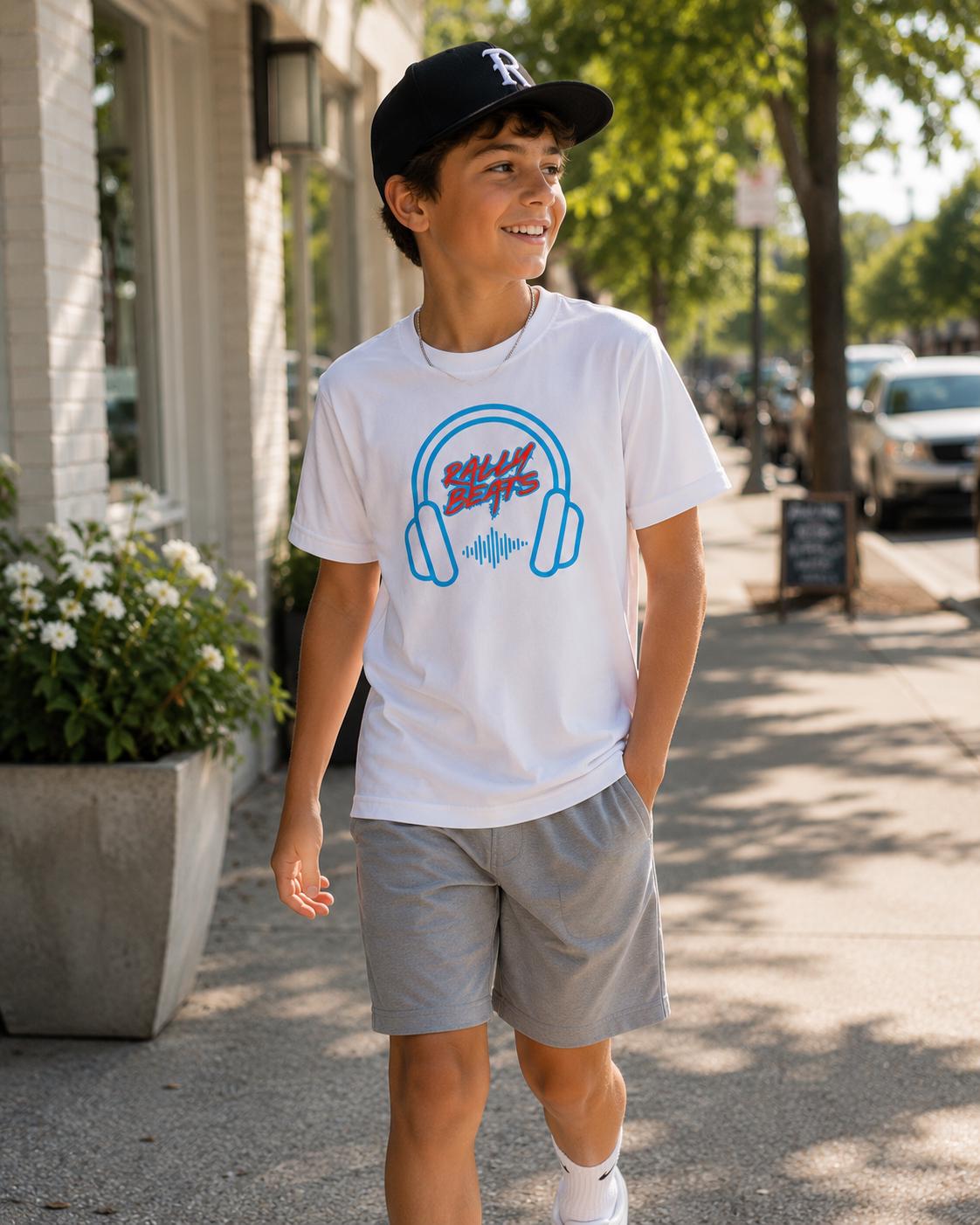 Rally Beats Youth Competitor Tee, by Rally Republic