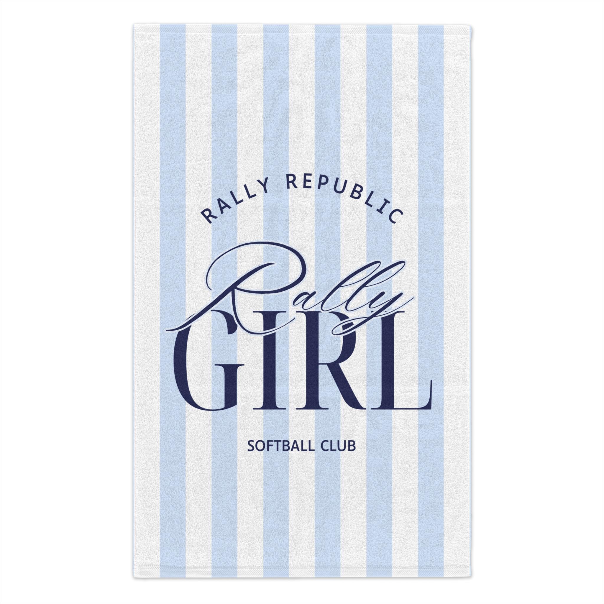 The “Rally Girl Softball Club” Rally Towel, by Rally Republic