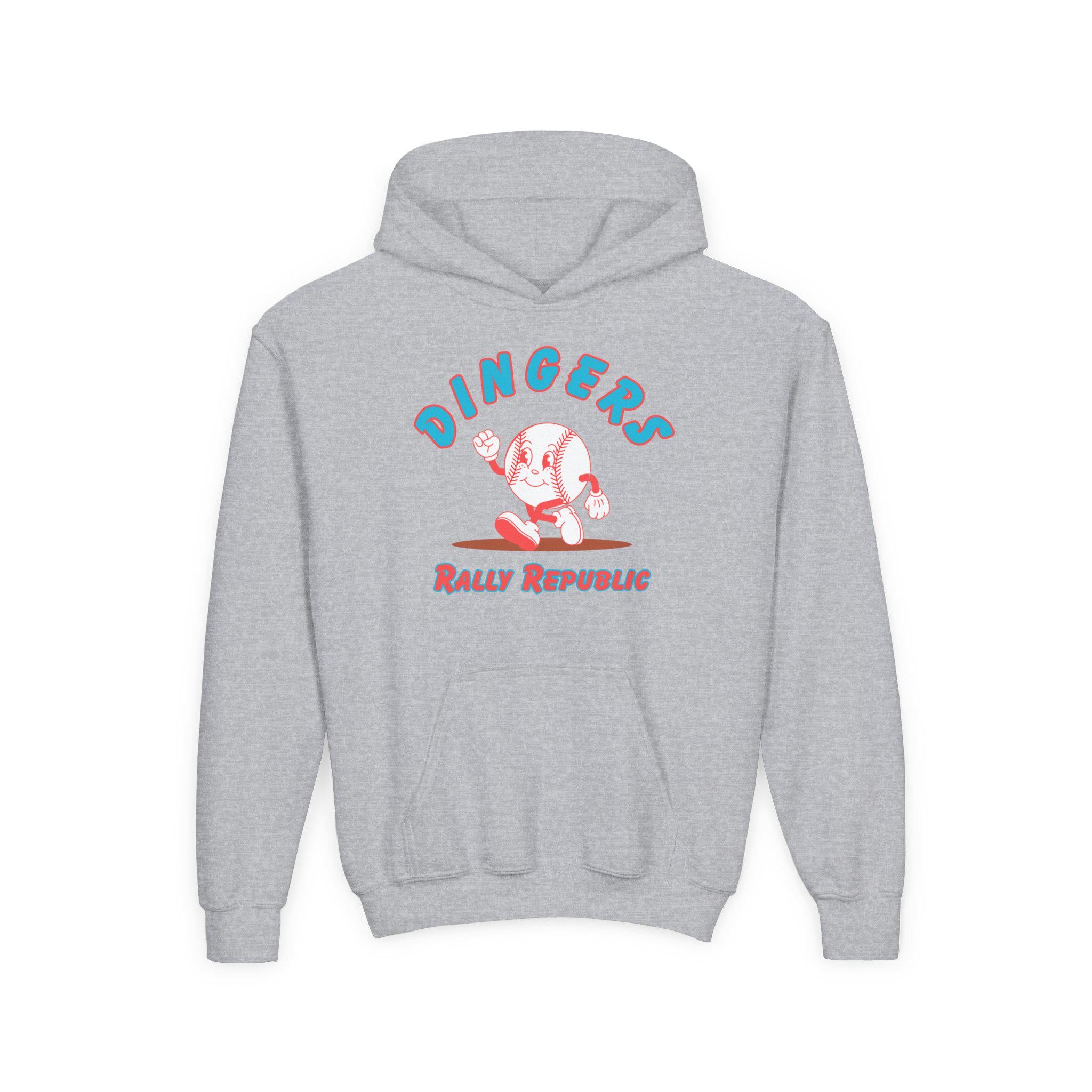 Dingers Youth Hoodie, by Rally Republic