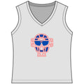 Catch The Rally Women's Sleeveless Competitor V-Neck Tee