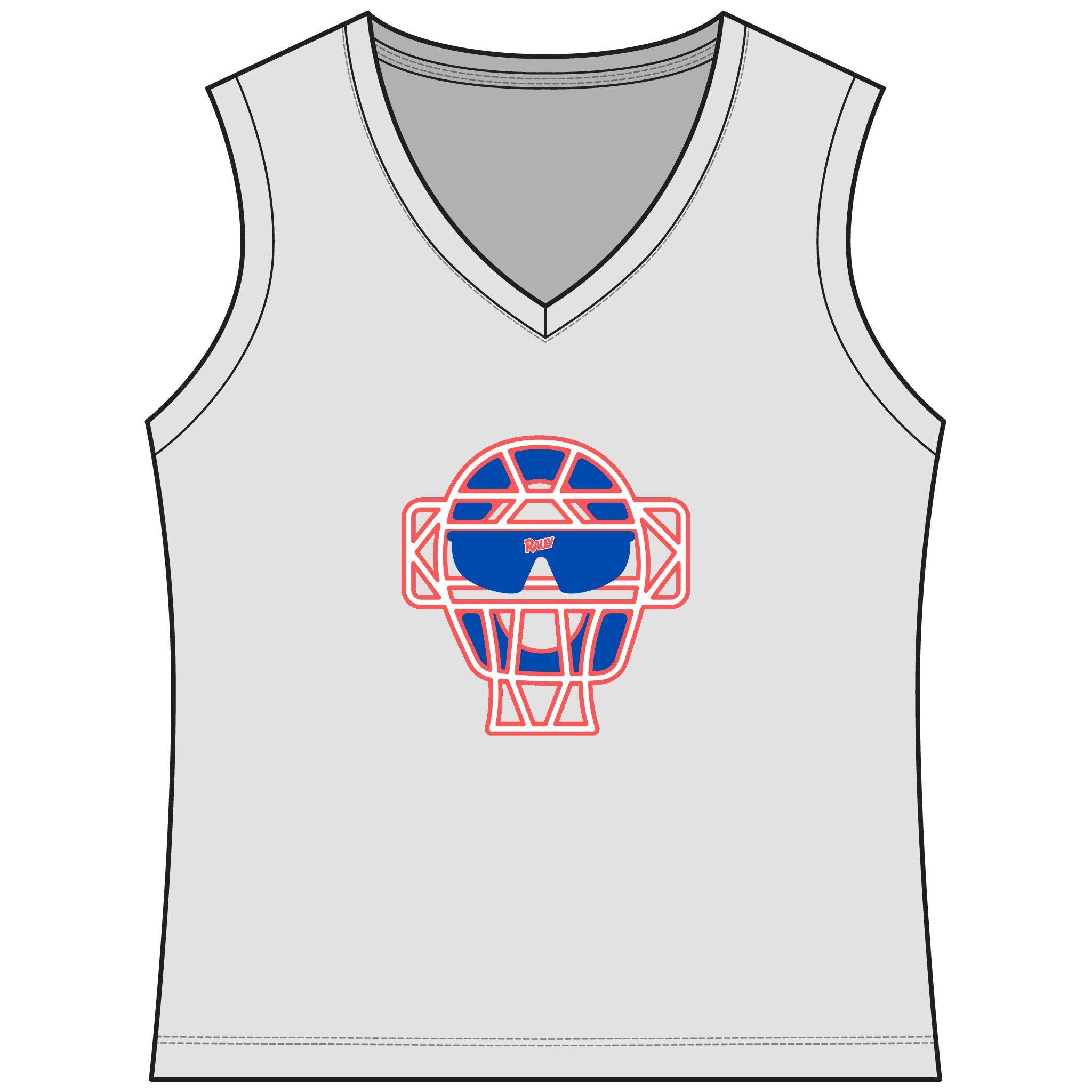 Catch The Rally Women's Sleeveless Competitor V-Neck Tee