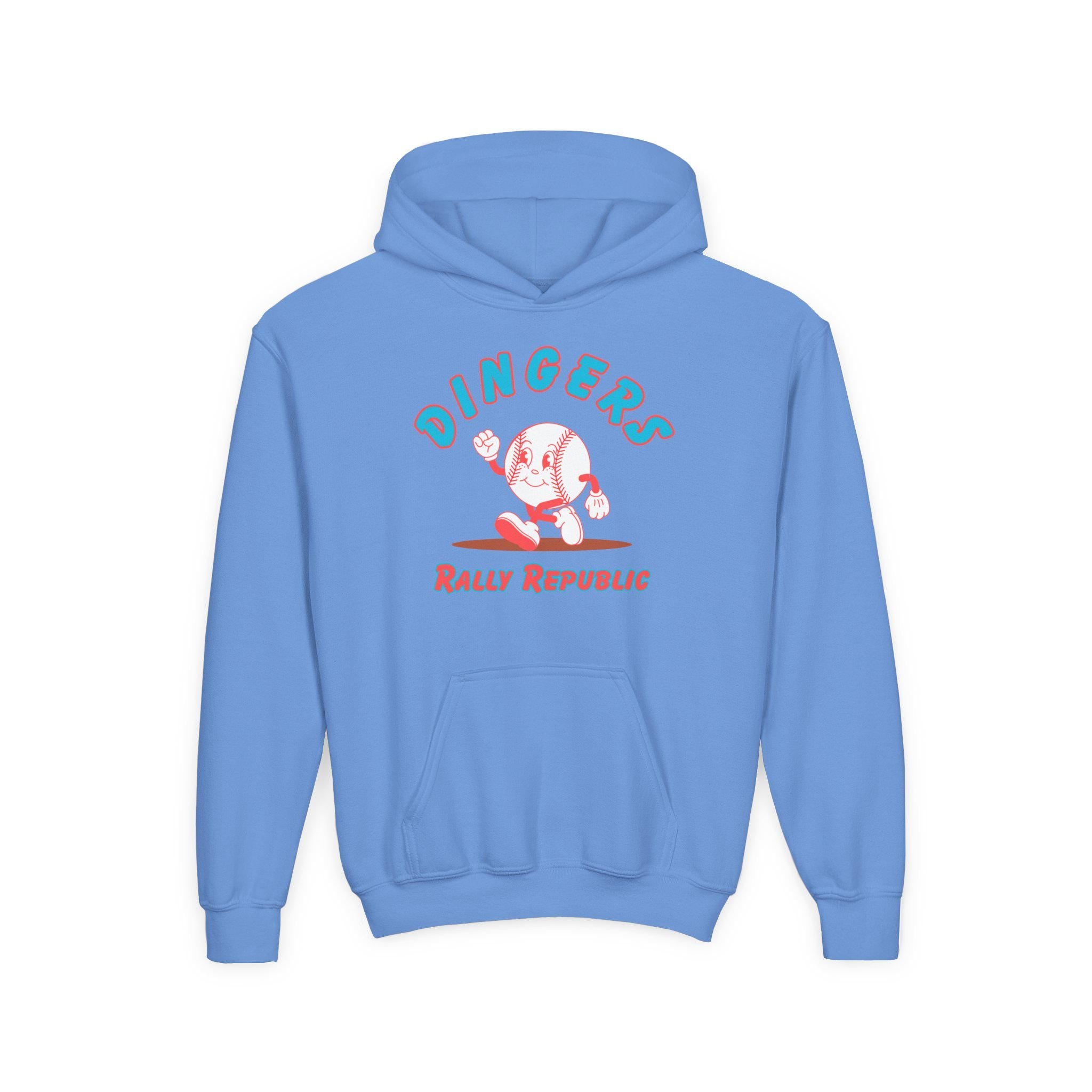 Dingers Youth Hoodie, by Rally Republic