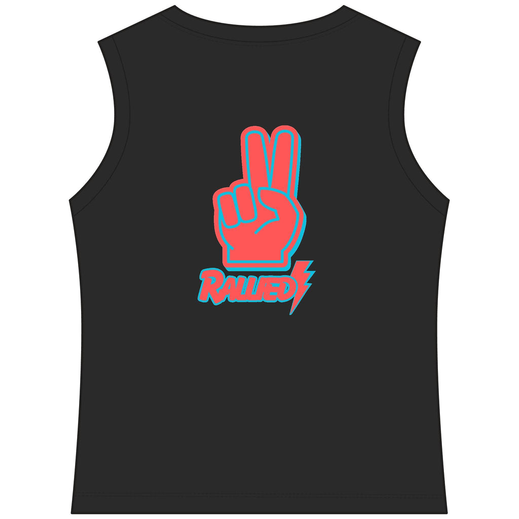 Rally Shades Women's Sleeveless Competitor V-Neck Tee, by Rally Republic