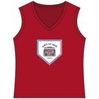 Walk Up Mom Energy Women's Sleeveless Competitor V-Neck Tee, by Rally Republic