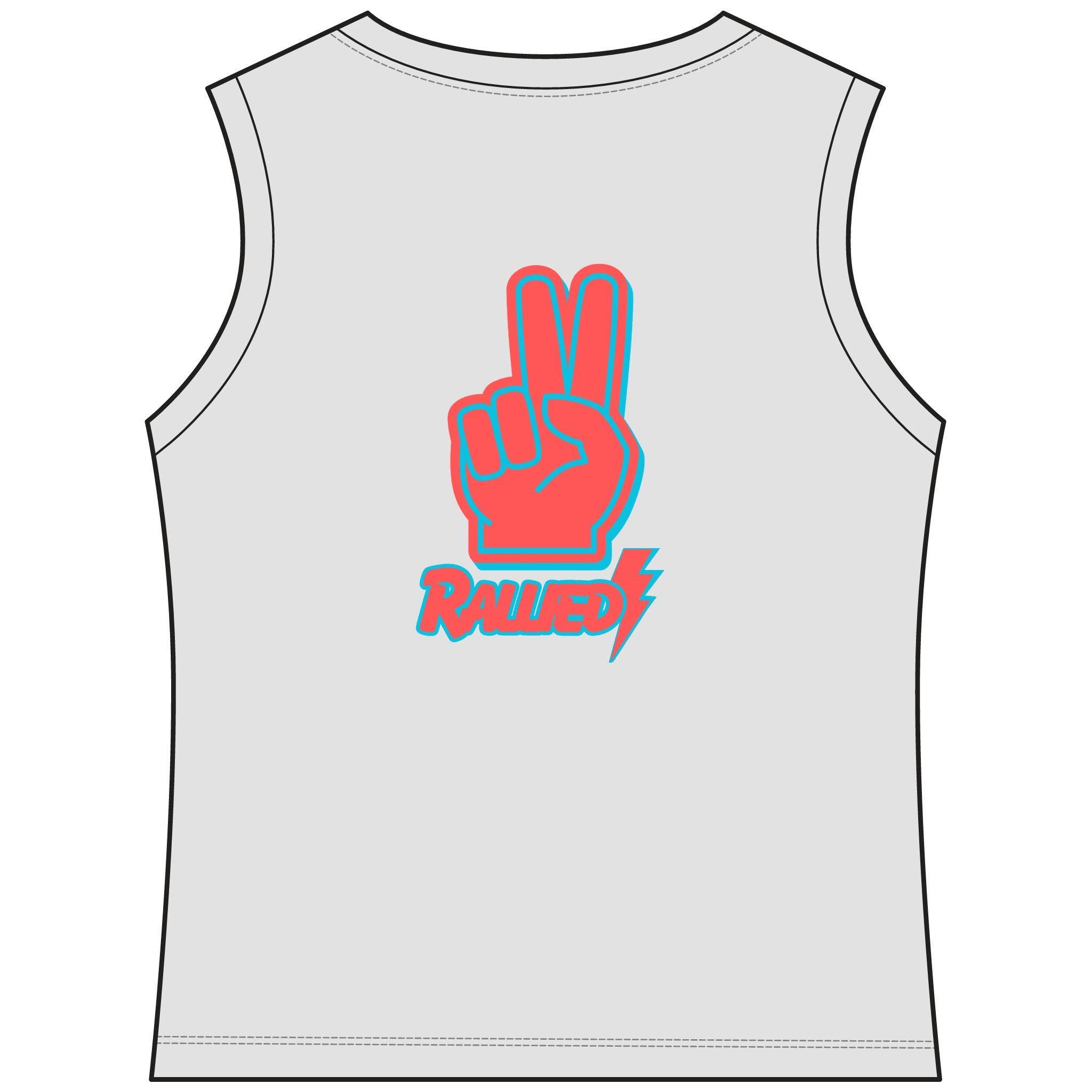 Rally Shades Women's Sleeveless Competitor V-Neck Tee, by Rally Republic