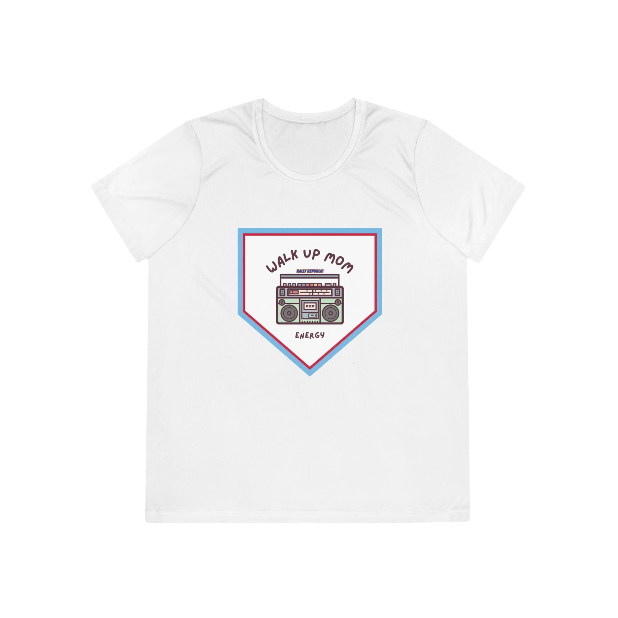 Walk Up Mom Energy Ladies Competitor Tee, by Rally Republic