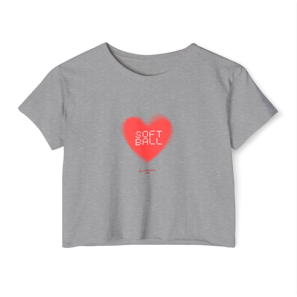Softball Love Crop Top, by Rally Republic