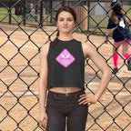 Rally Chant Diamond Diva Crop Top | Softball Graphic Crop Top by Rally Republic