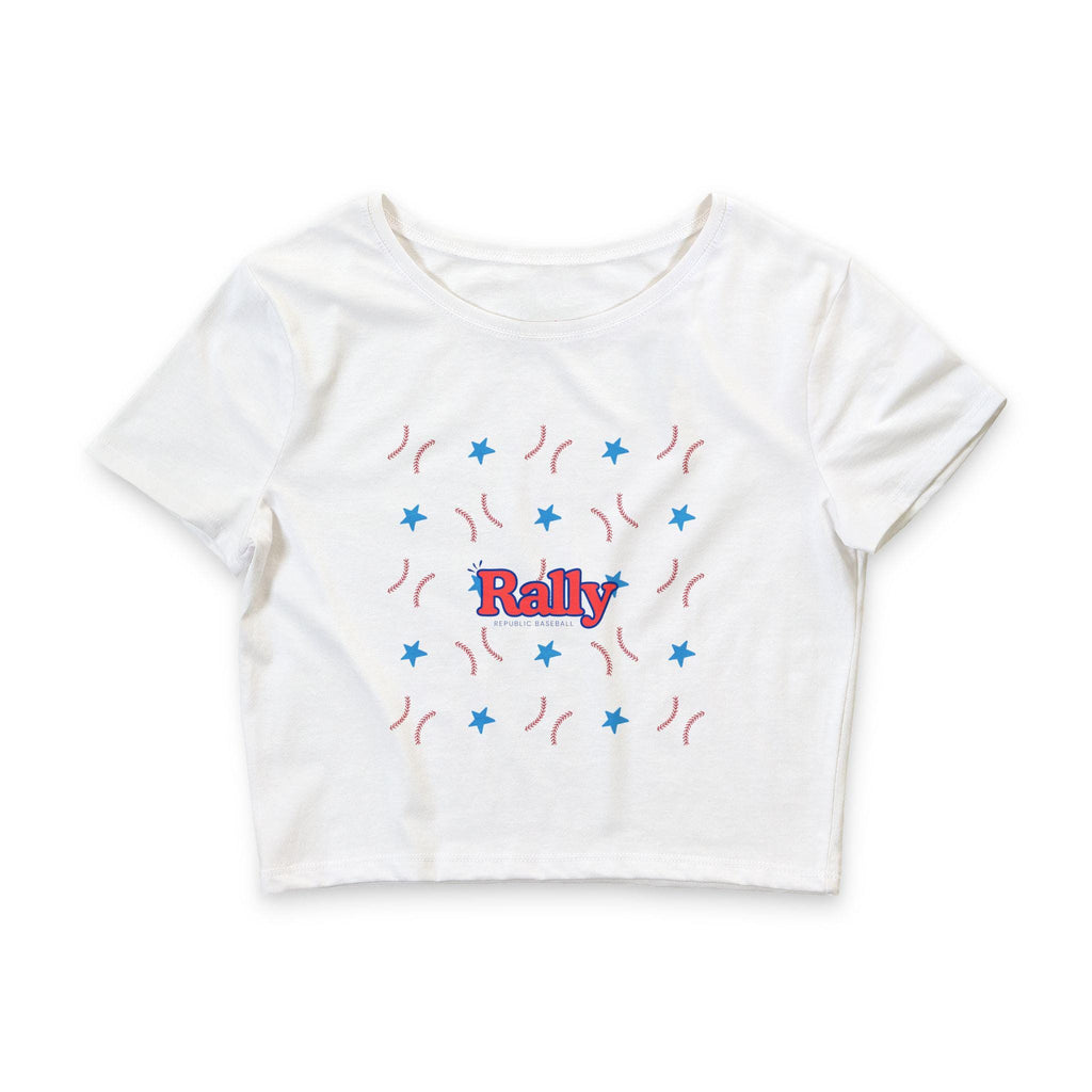 Star Spangled Rally Women’s Crop Tee, by Rally Republic
