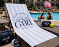 Rally Girl Softball Club Pool Towel, by Rally Republic