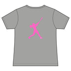 Rally Girl Signature Hitter Performance V-Neck Tee, by Rally Republic