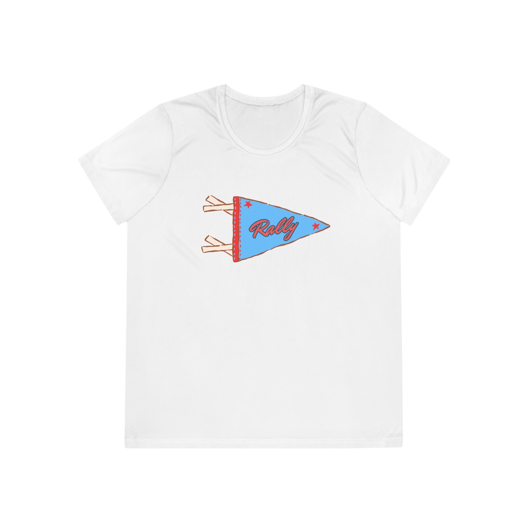 Rally Pennant Ladies Competitor Tee, by Rally Republic