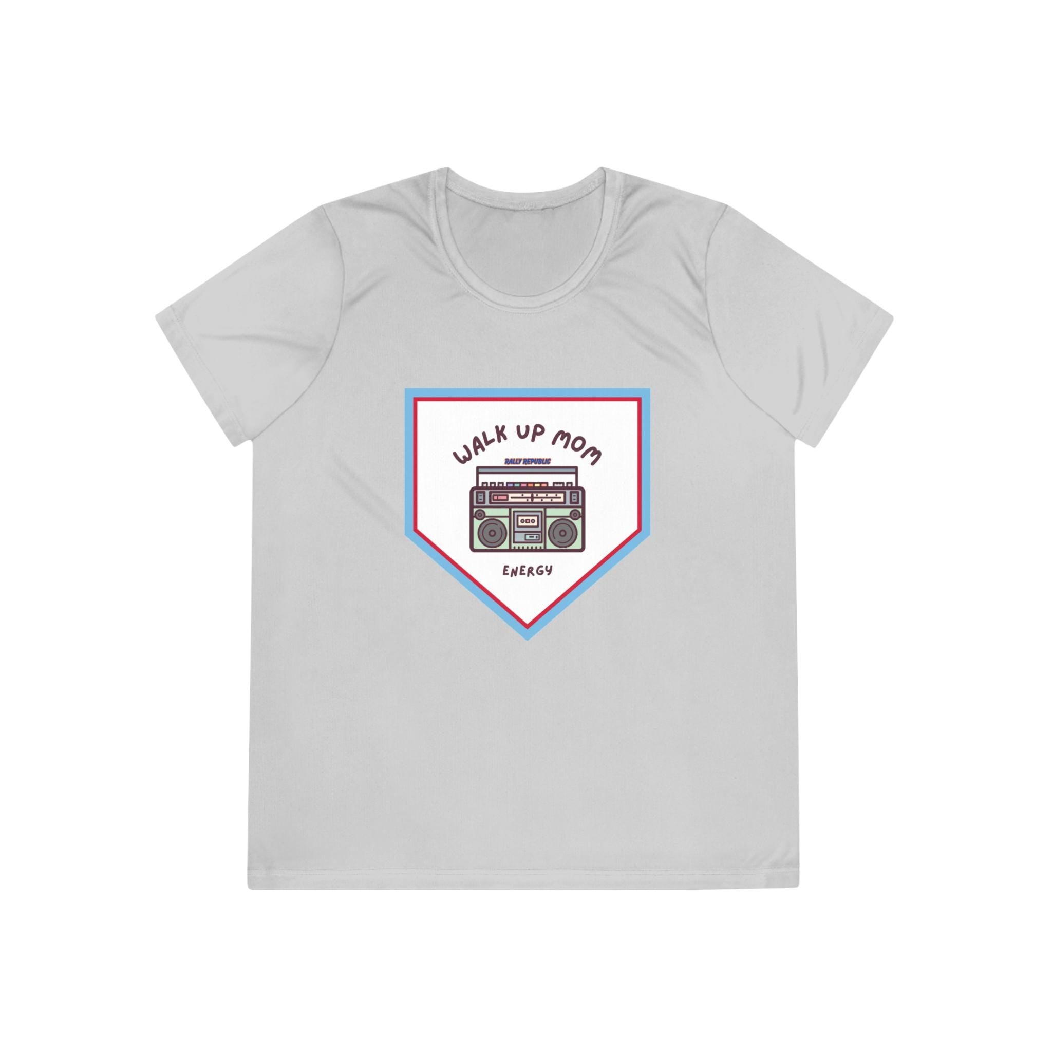 Walk Up Mom Energy Ladies Competitor Tee, by Rally Republic
