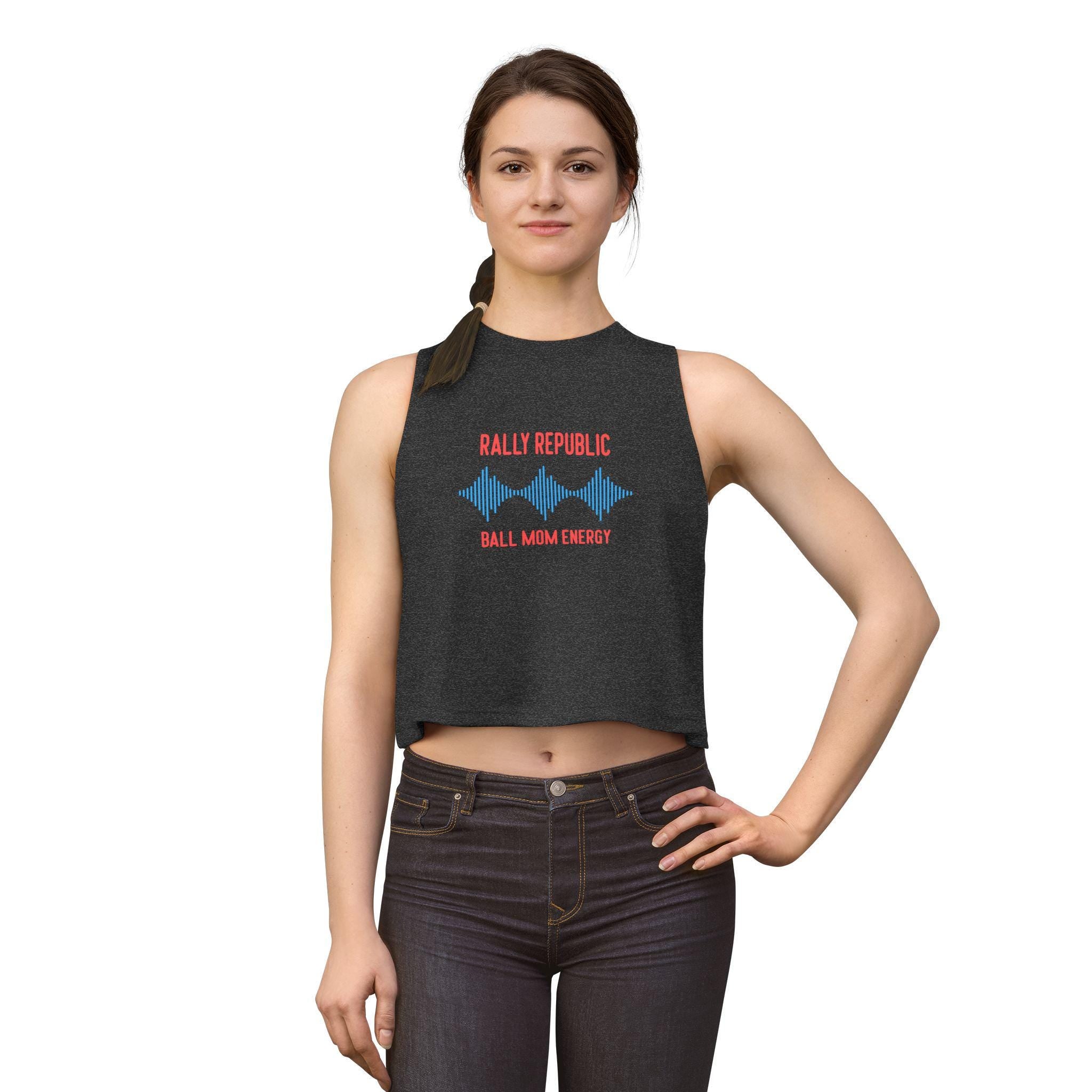 Ball Mom Energy Crop Top, by Rally Republic