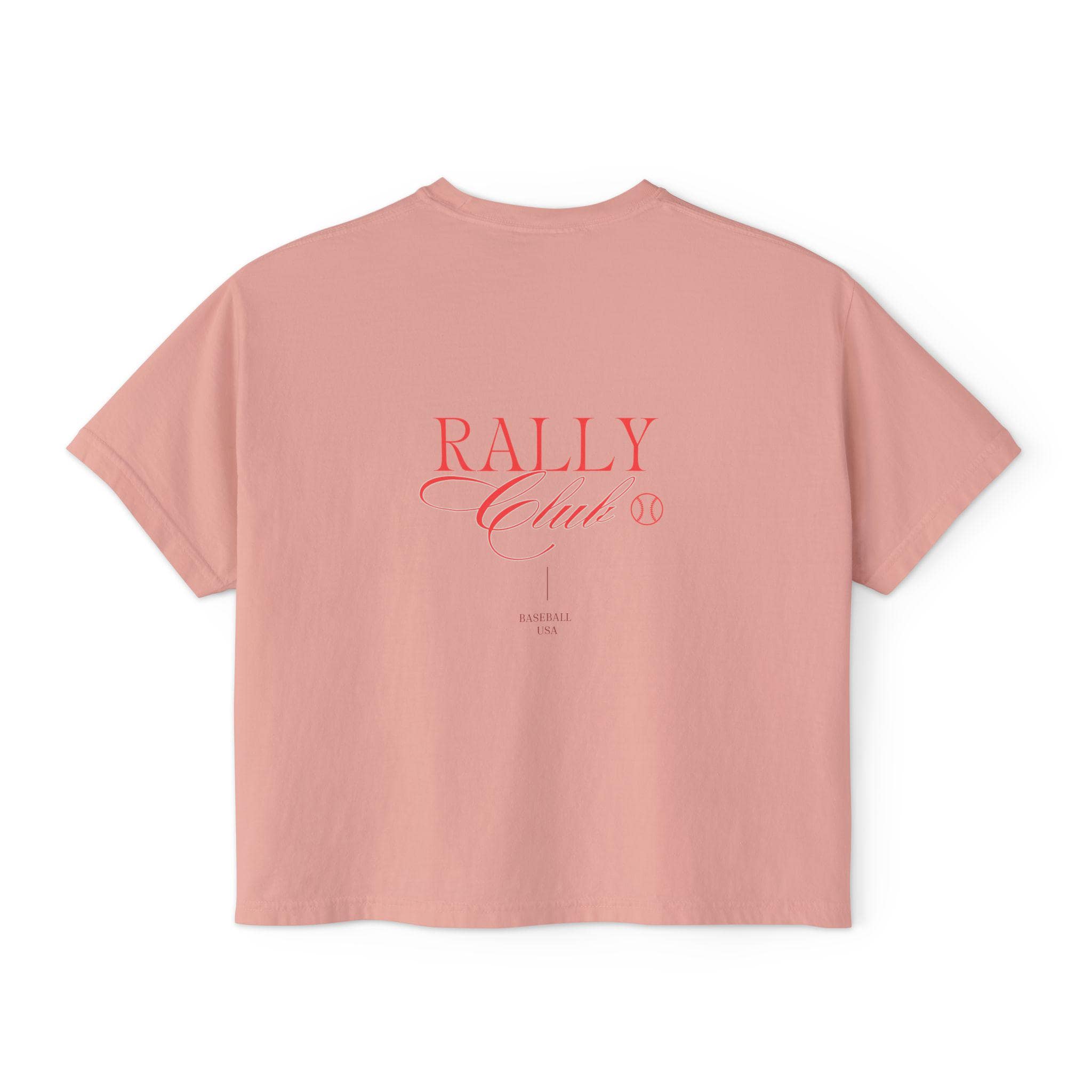 Rally Club Baseball Women's Boxy Tee, by Rally Republic