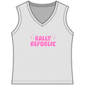 Rally Sparkles Women's Sleeveless Competitor V-Neck Tee, by Rally Republic