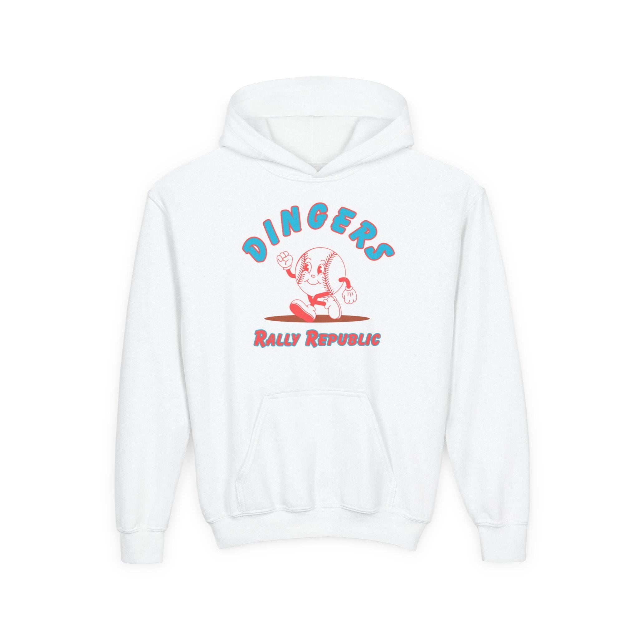 Dingers Youth Hoodie, by Rally Republic