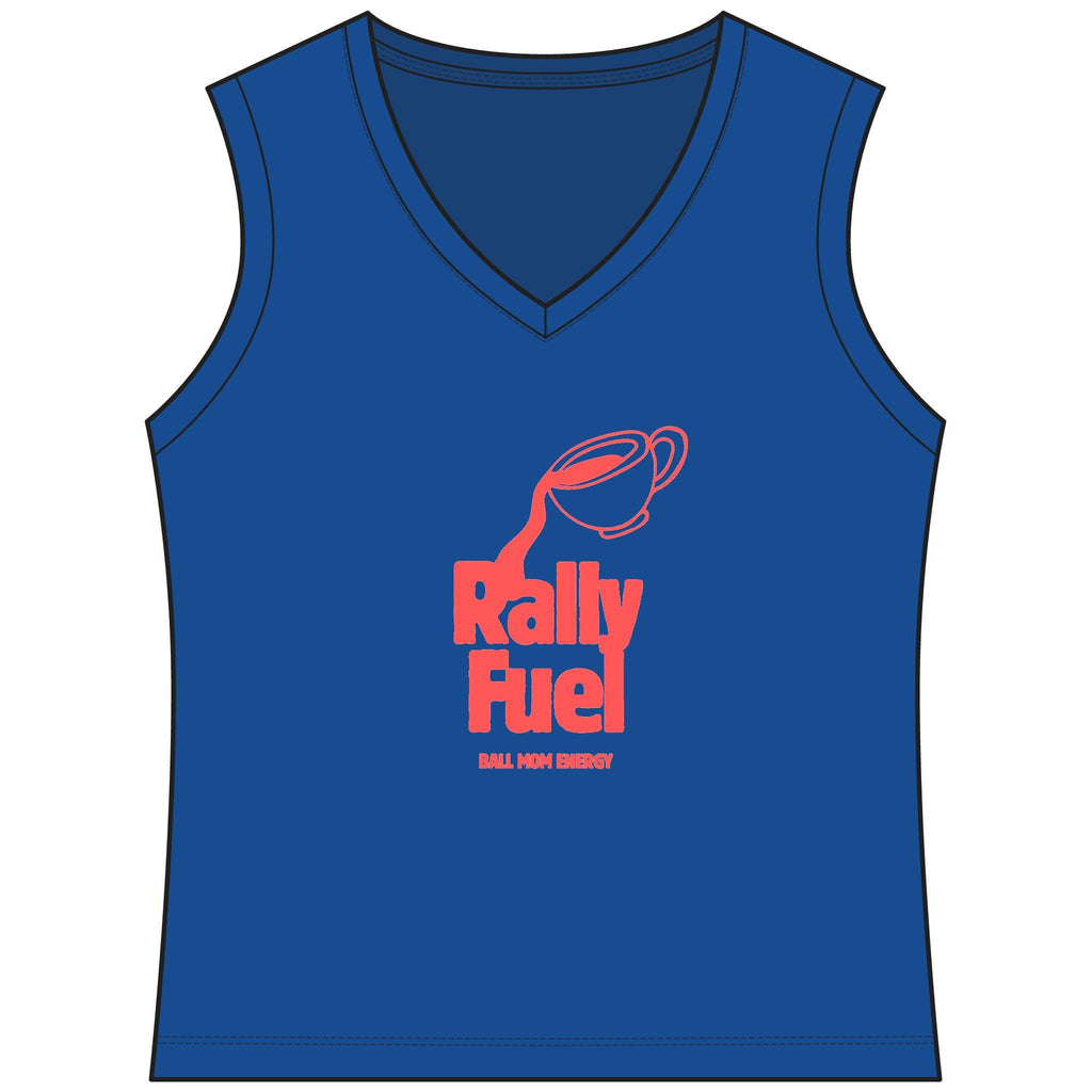 Rally Fuel BME Women's Sleeveless Competitor V-Neck Tee, by Rally Republic