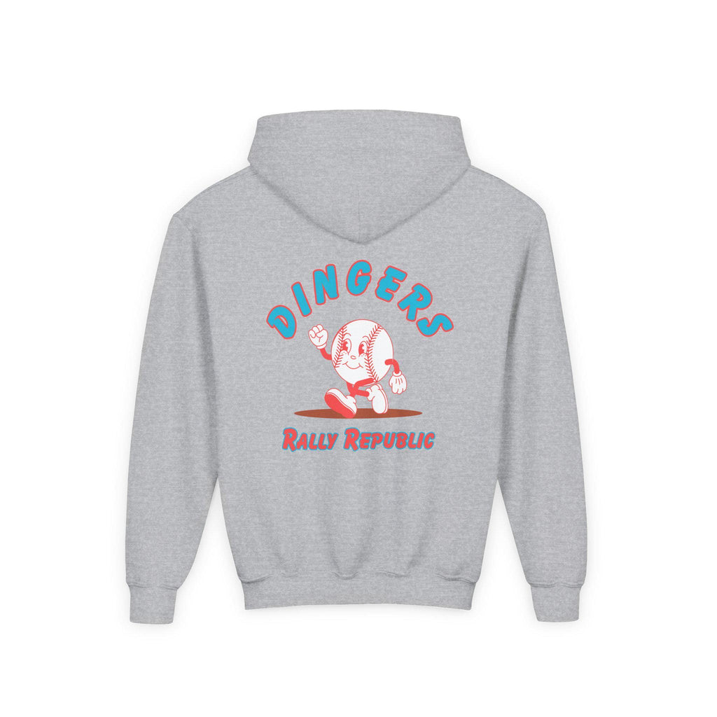 Dingers Youth Hoodie, by Rally Republic