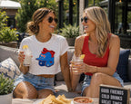 Rallyball USA Crop Tee, by Rally Republic