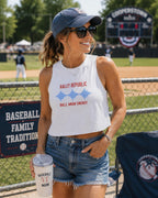 Ball Mom Energy Crop Top, by Rally Republic