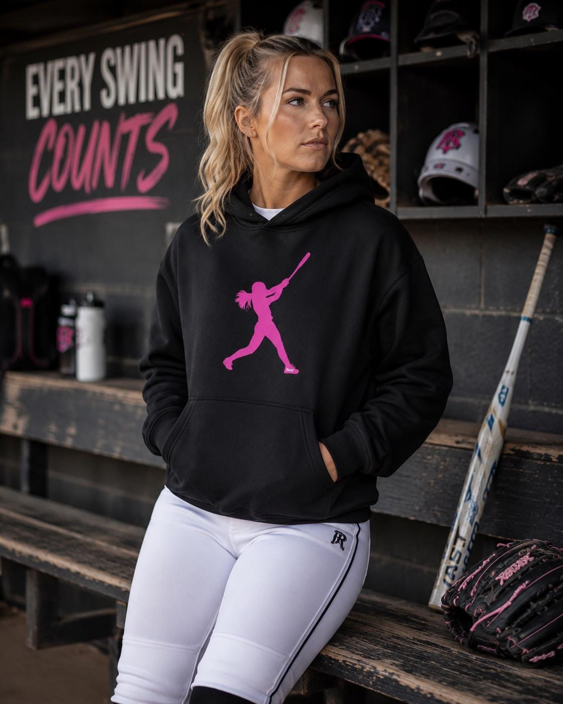 Rally Girl Signature Hitter Premium Hoodie, by Rally Republic