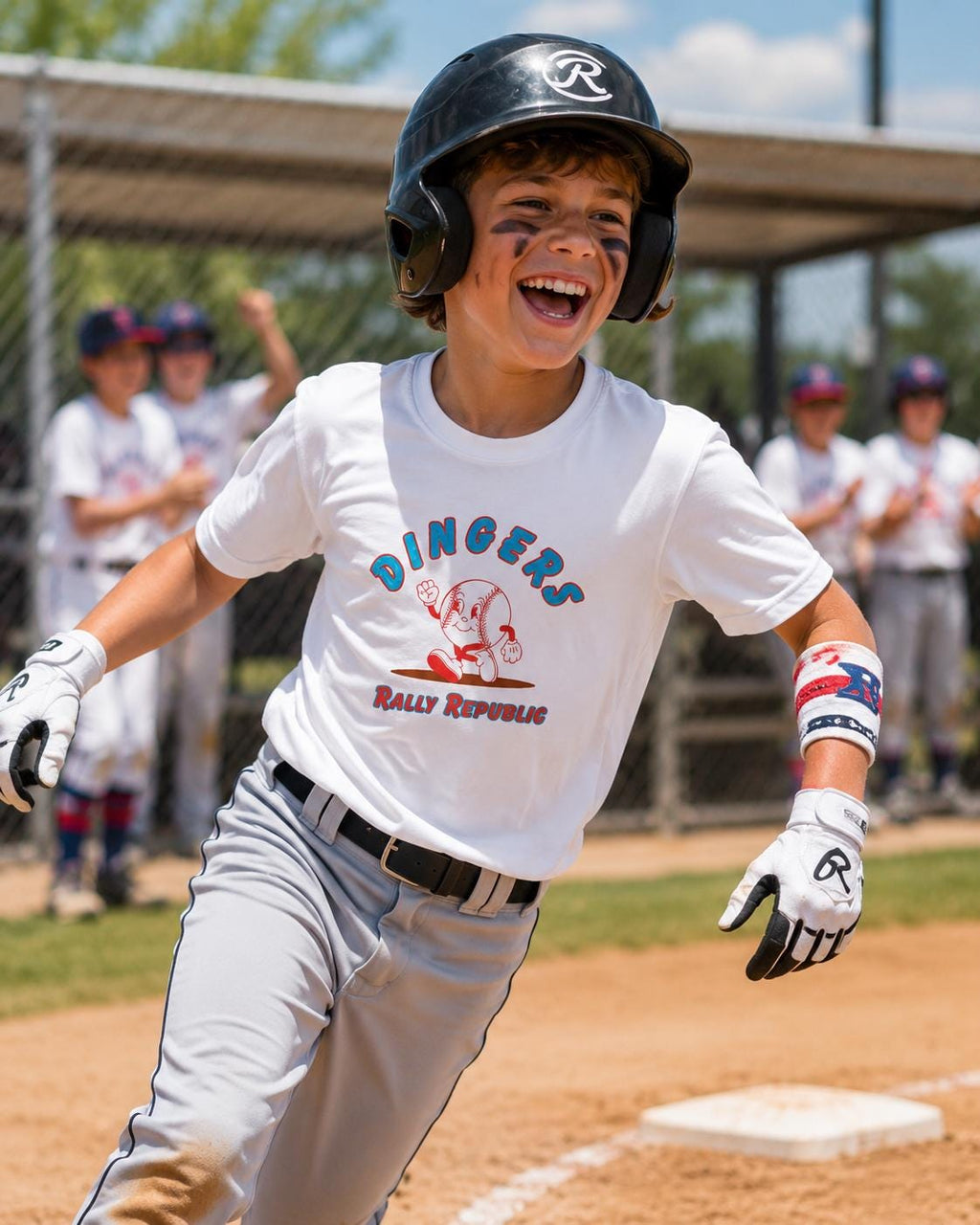 Dingers Youth Competitor Tee, by Rally Republic
