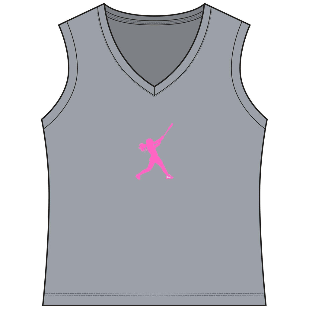 Rally Girl Signature Hitter Sleeveless Performance Tee, by Rally Republic