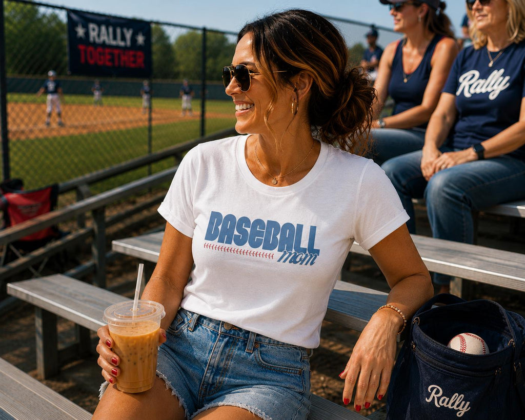 Baseball Mom Tee, by Rally Republic