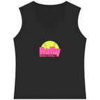 Rally Republic Softball Women's Sleeveless Competitor V-Neck Tee