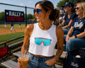 Rally Shades Crop Top, by Rally Republic
