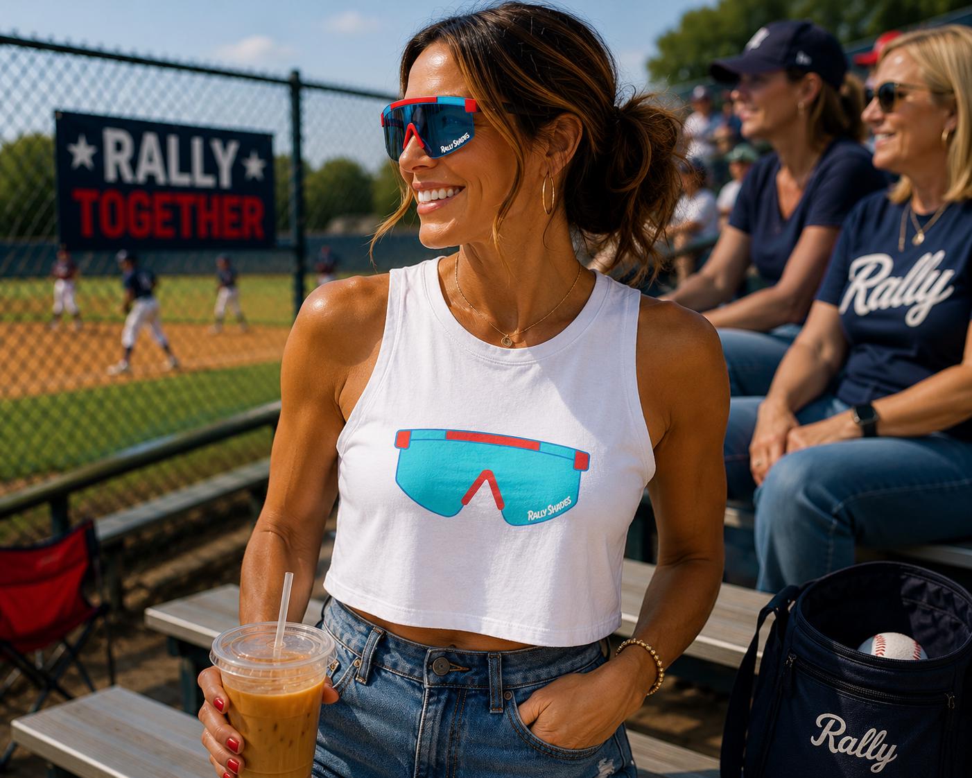 Rally Shades Crop Top, by Rally Republic