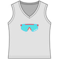Rally Shades Women's Sleeveless Competitor V-Neck Tee, by Rally Republic
