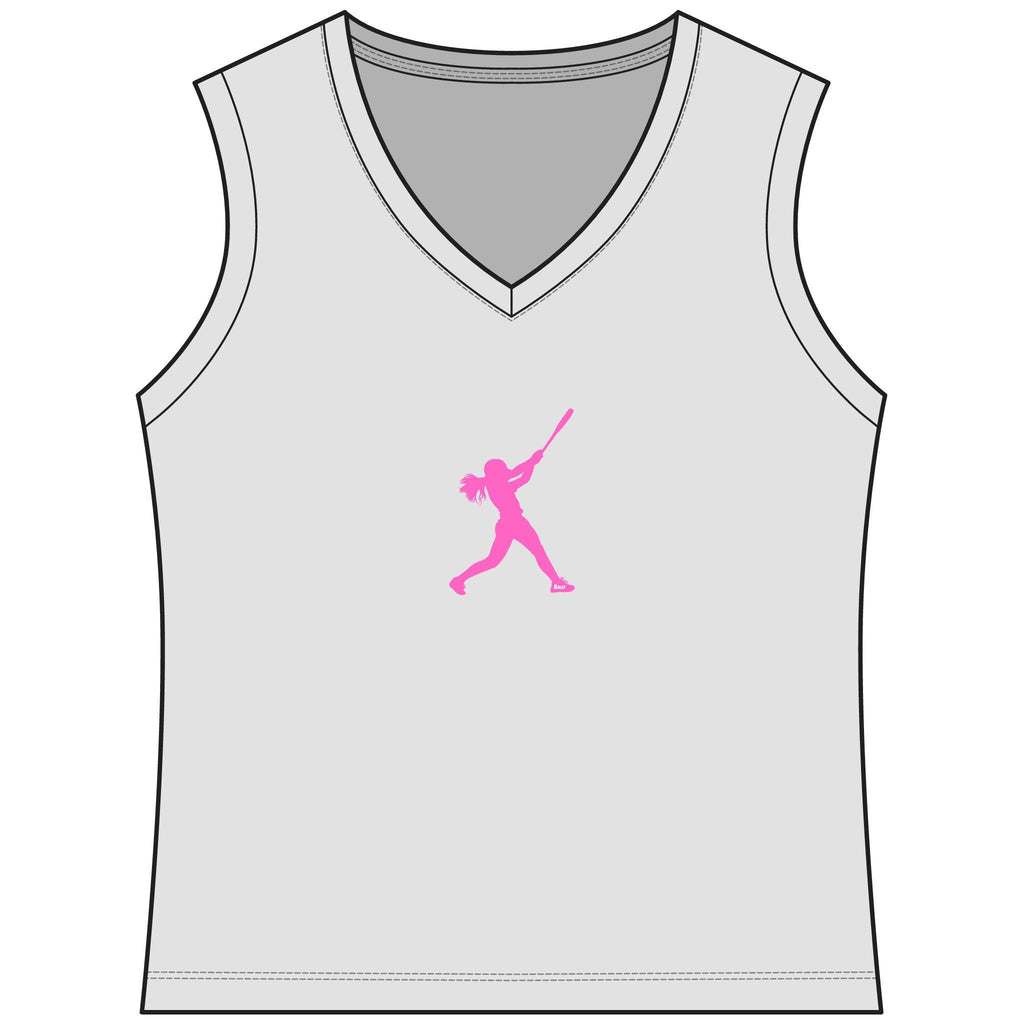Rally Girl Signature Hitter Sleeveless Performance Tee, by Rally Republic