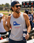 Benny The Jet 90’s Dad Tank Top, by Rally Republic
