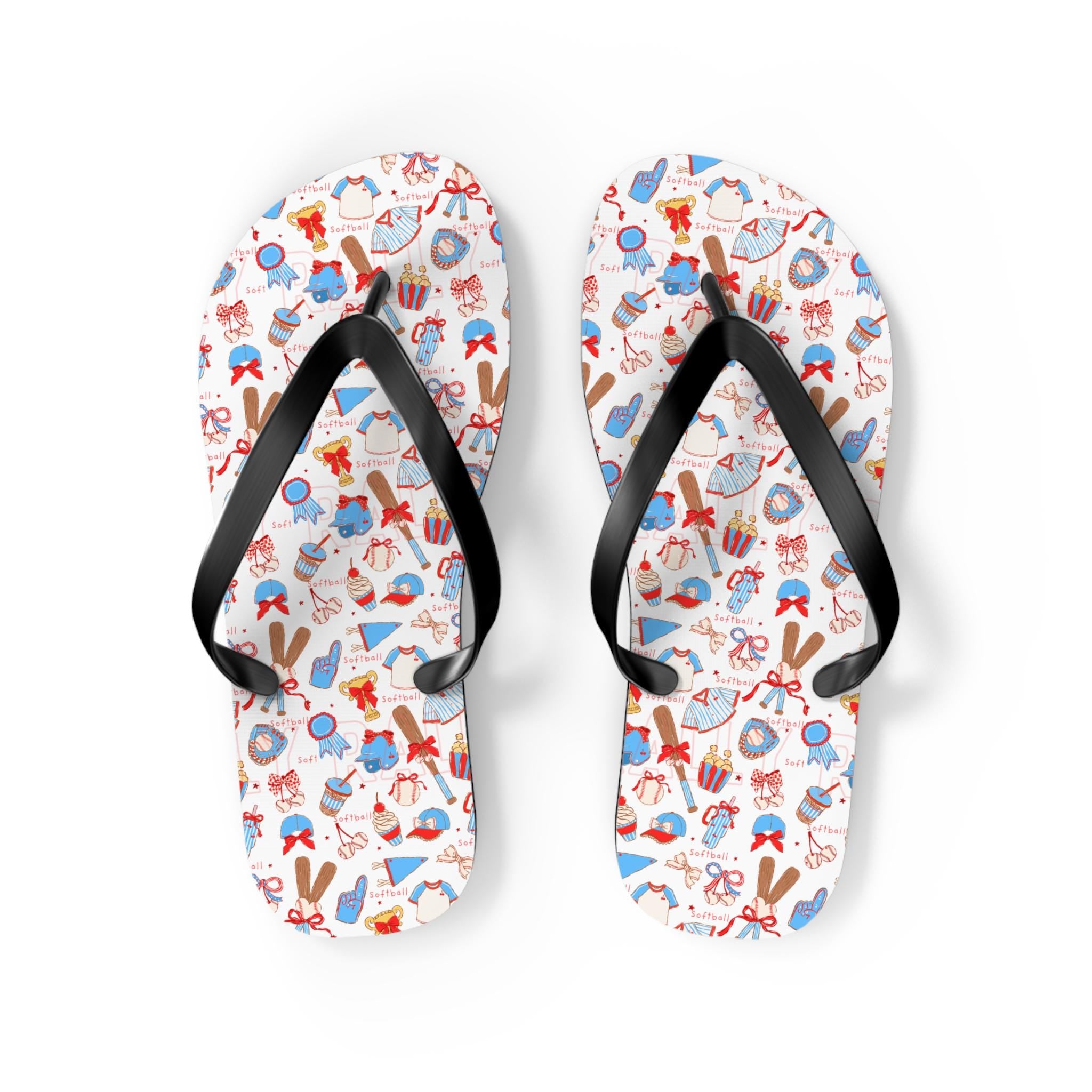 Softball Tournament Flip Flops, by Rally Republic