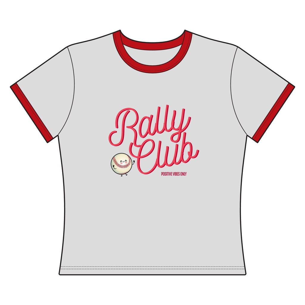 Rally Club Women's Ringer Tee, by Rally Republic