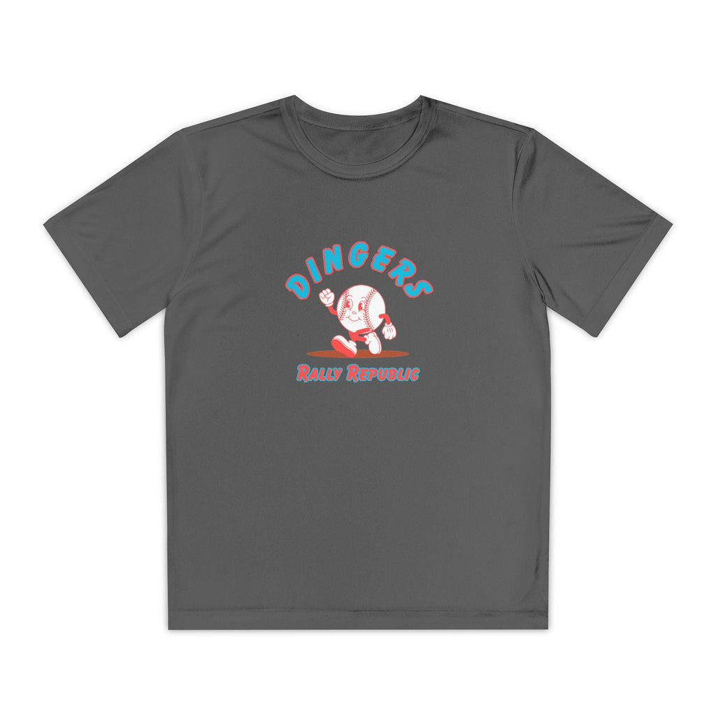 Dingers Youth Competitor Tee, by Rally Republic