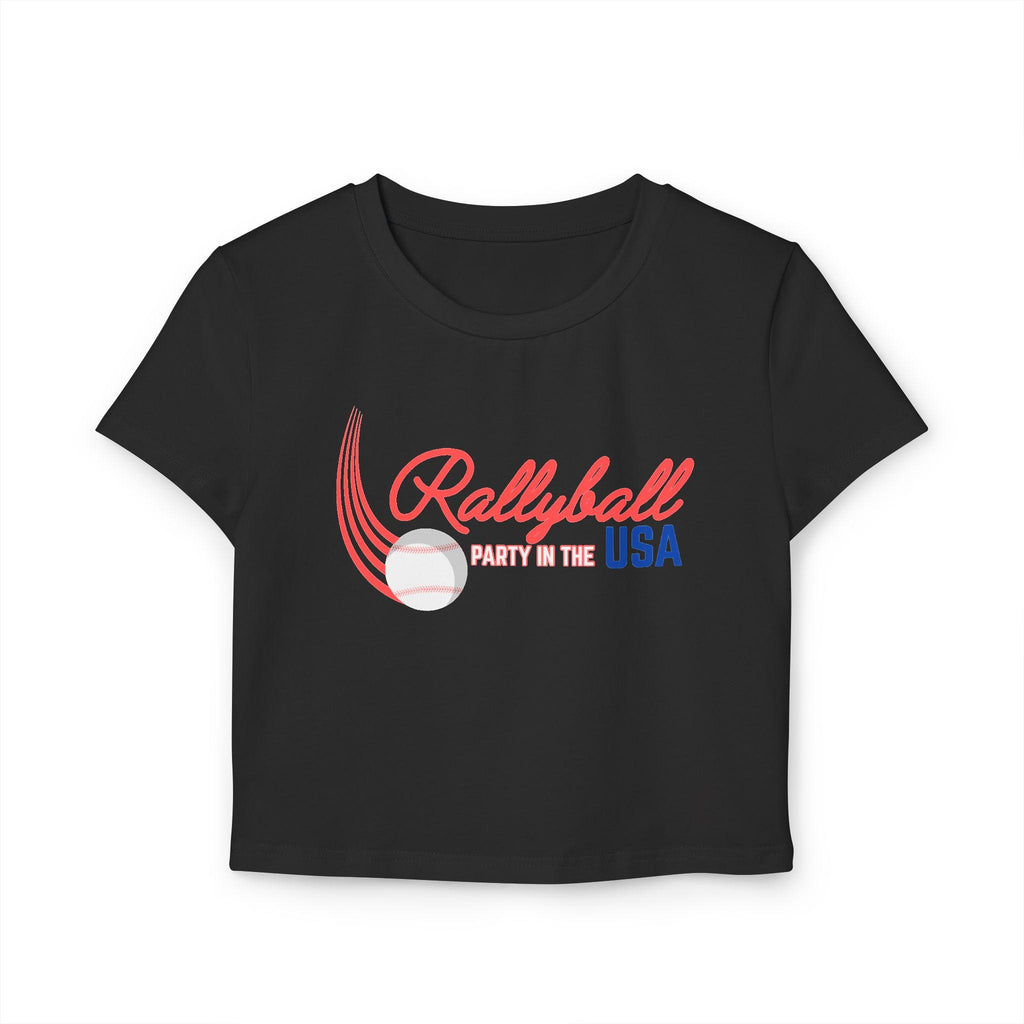 Rally in the USA Women's Baby Tee, by Rally Republic