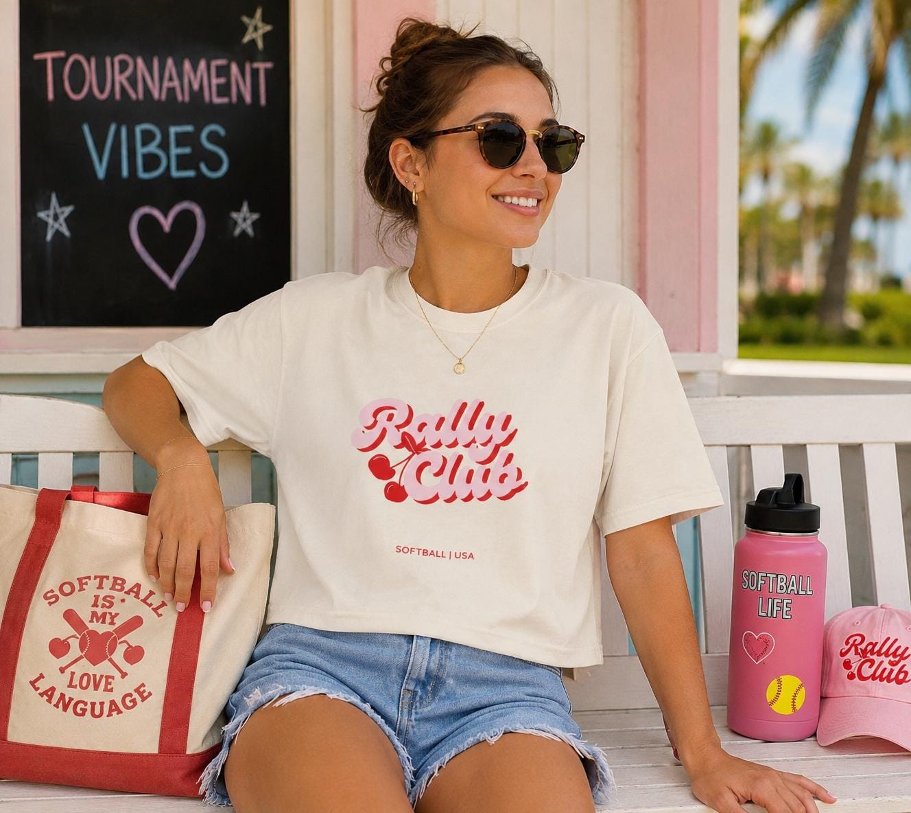 Rally Girl Club Boxy Tee, by Rally Republic