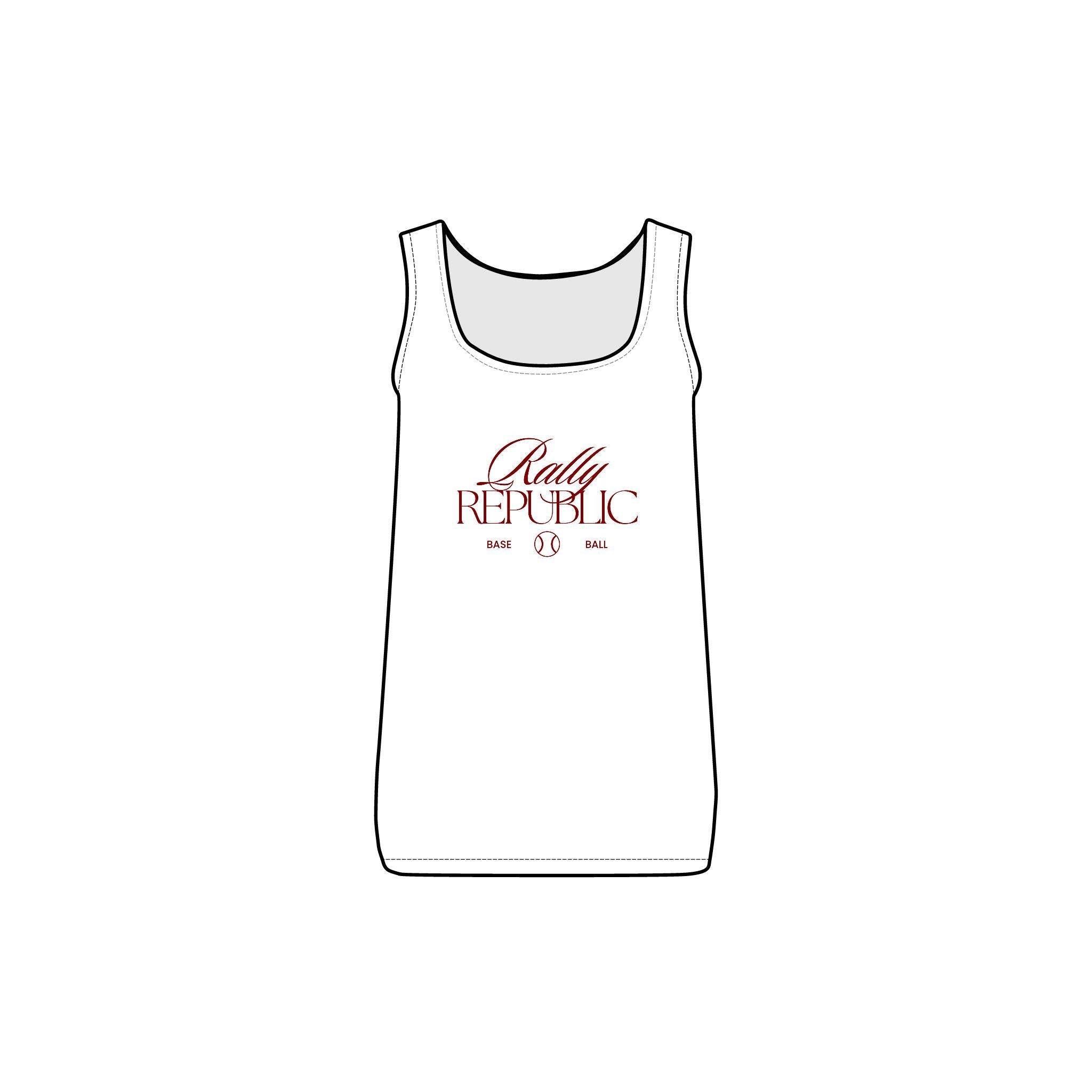 Rally Republic Baseball Women's Baby Rib Tank