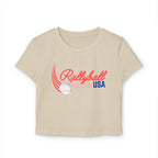 Rally in the USA Women's Baby Tee, by Rally Republic
