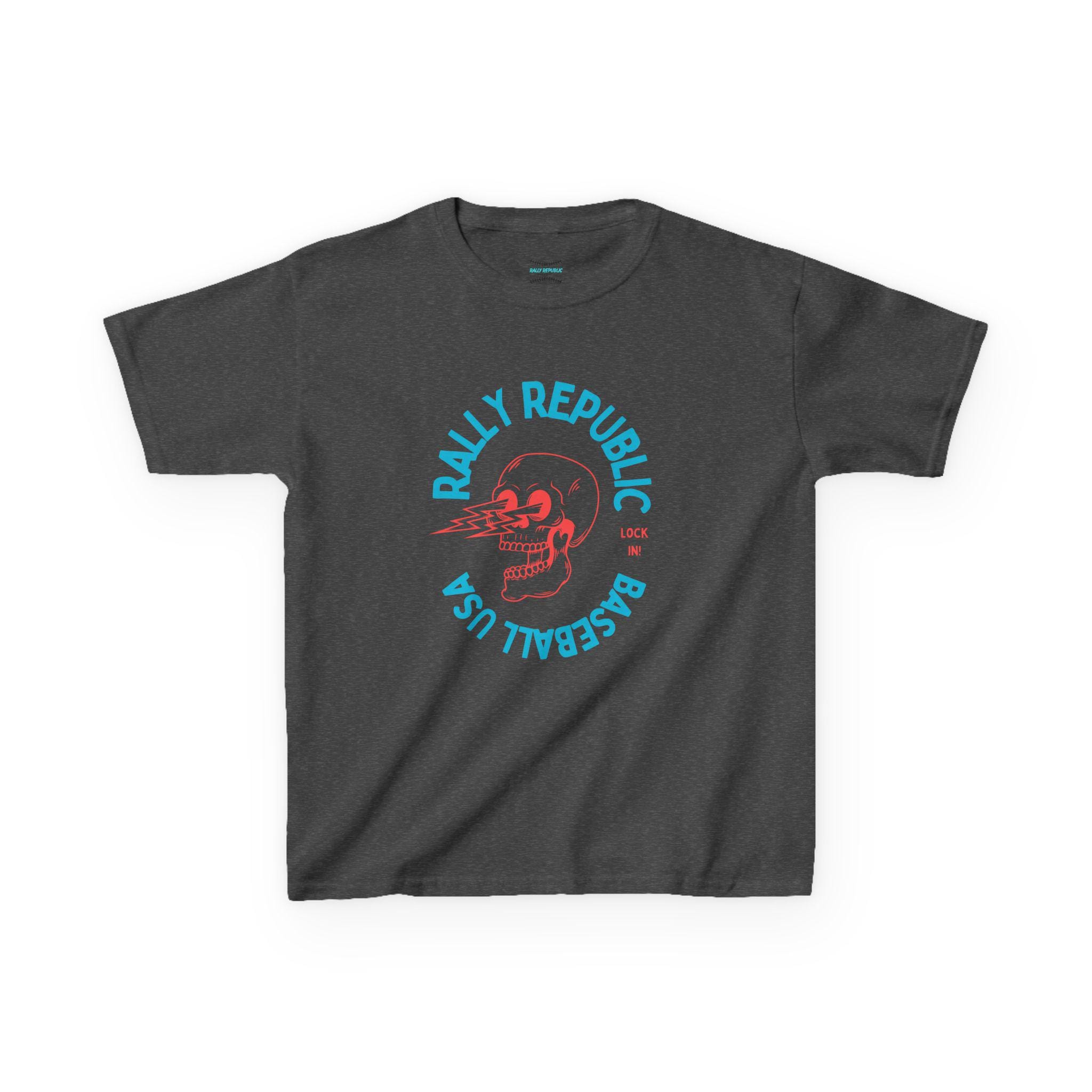 Rally Republic Baseball Lock In Kids Tee (blue)