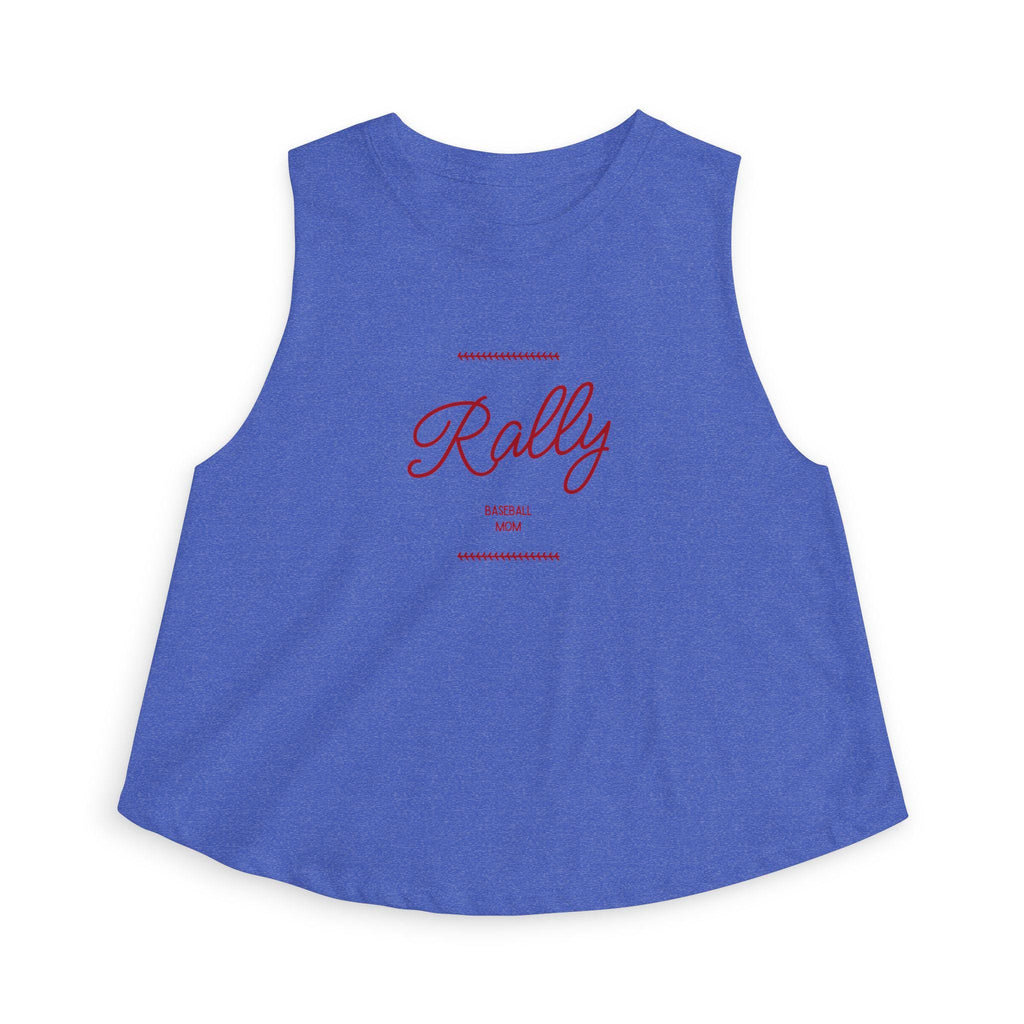 Rally Baseball Mom Crop Top | Athleisure Game Day Tank