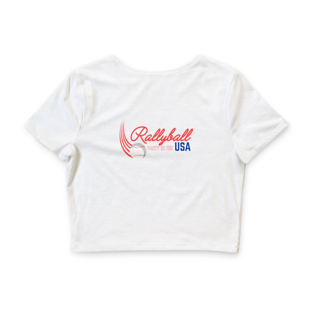 Rallyball USA Crop Tee, by Rally Republic