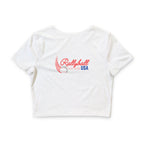 Rallyball USA Crop Tee, by Rally Republic
