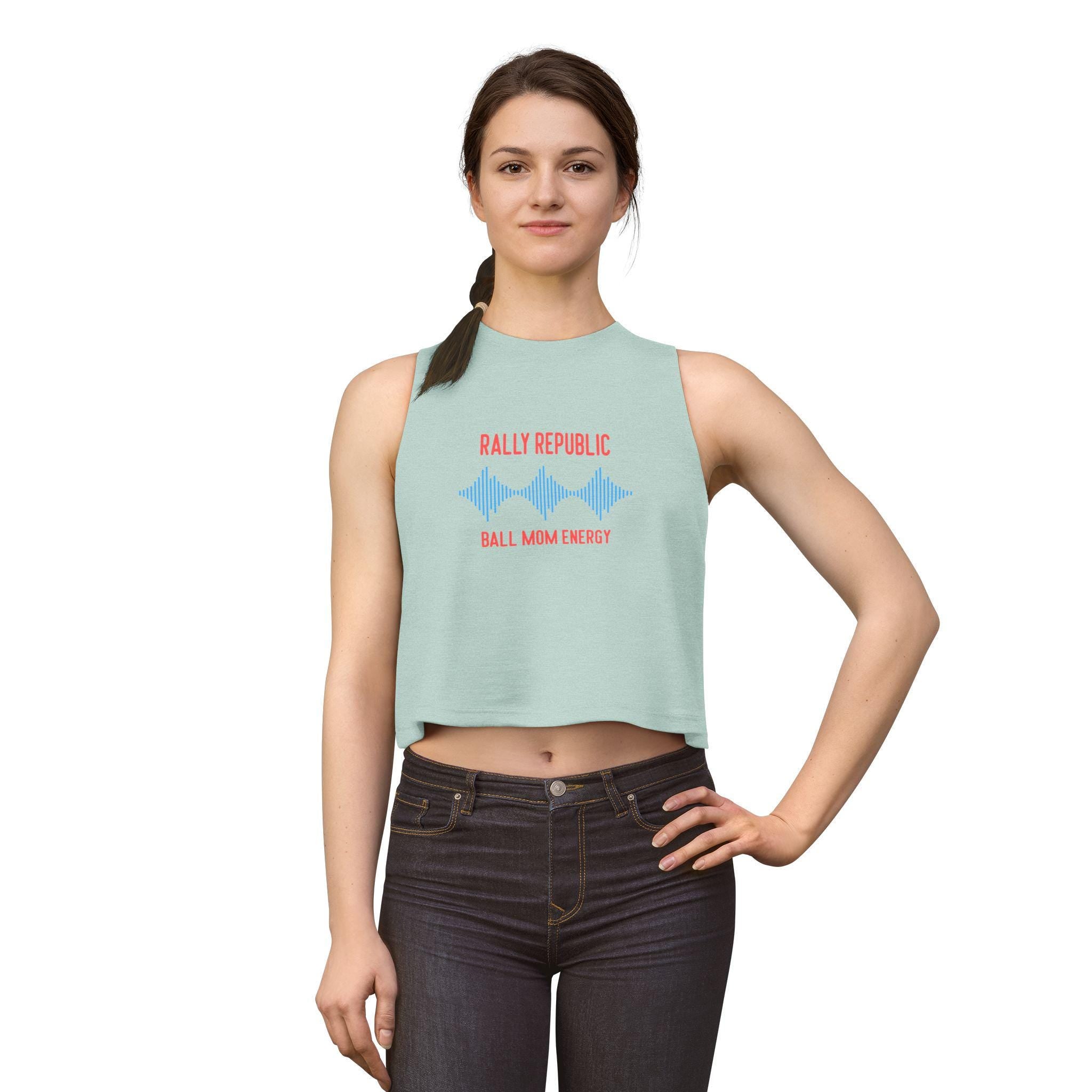 Ball Mom Energy Crop Top, by Rally Republic