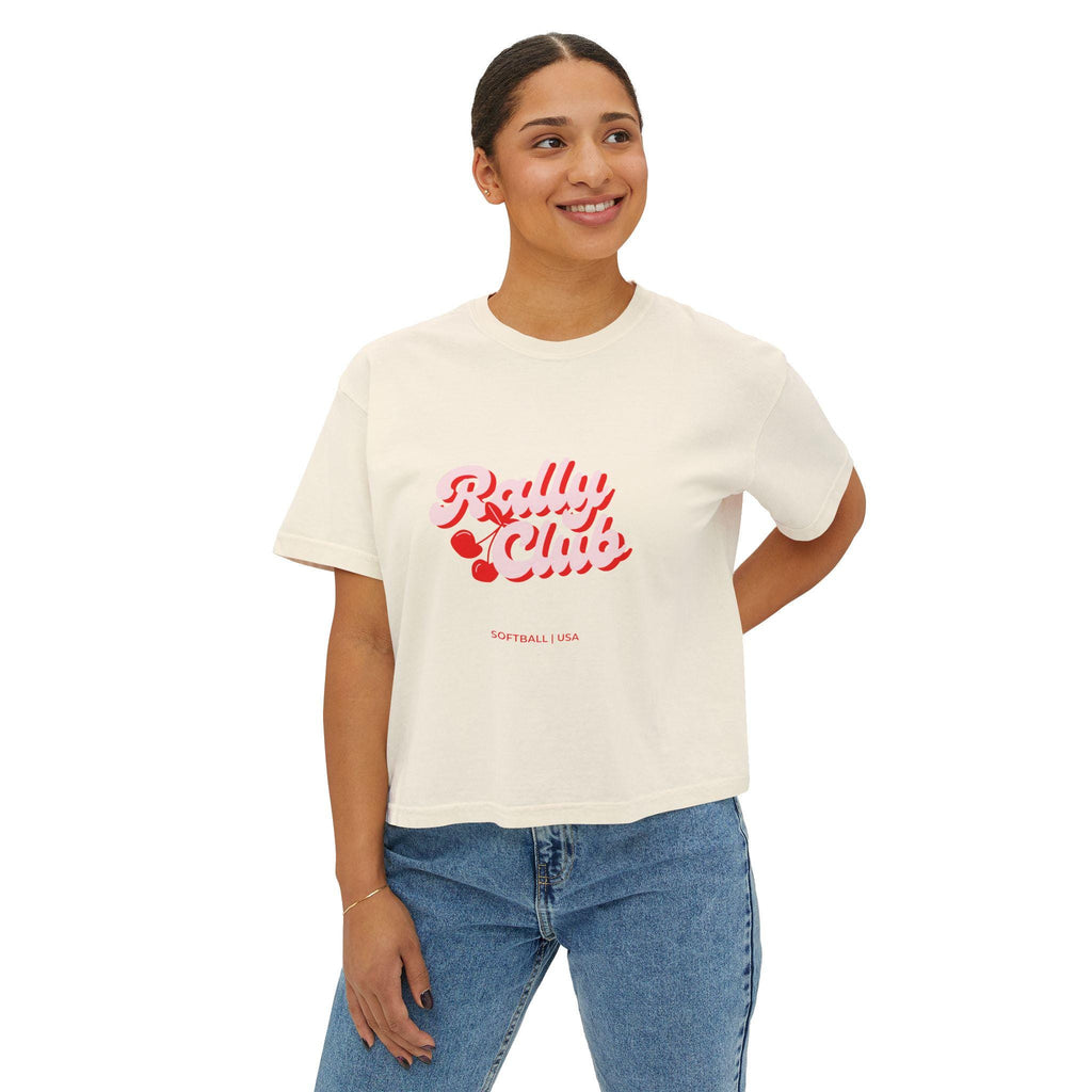 Rally Girl Club Boxy Tee, by Rally Republic